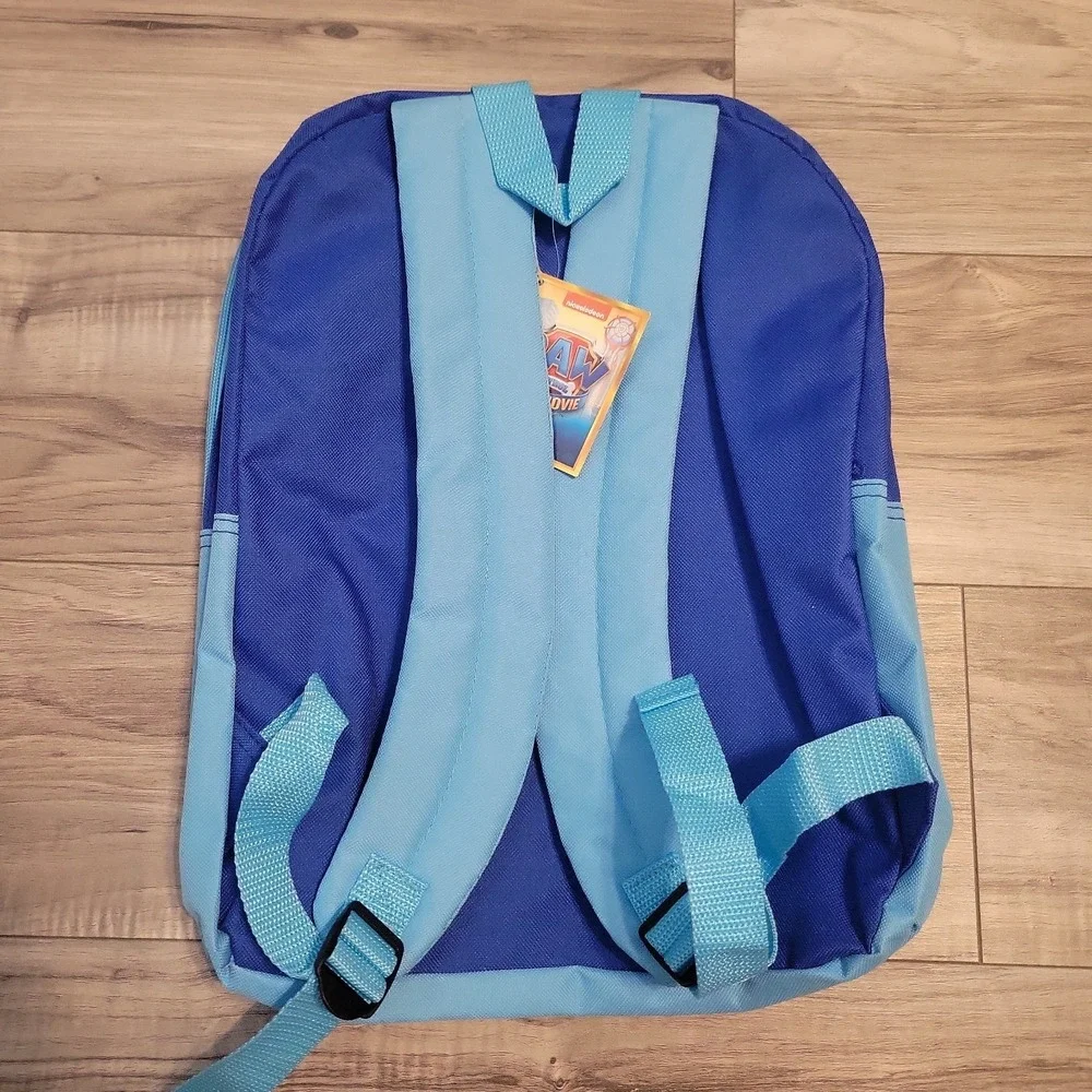 Paw Patrol Kids Backpack School Bag Blue Adjustable Straps Preschool NEW